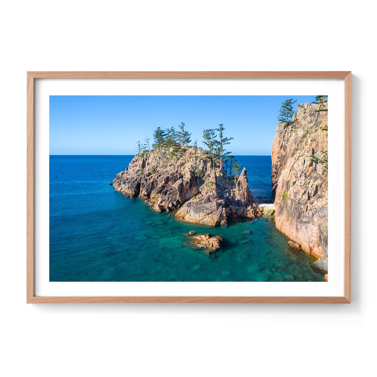 Dolphin Point, Blue Pearl Bay - Framed Print