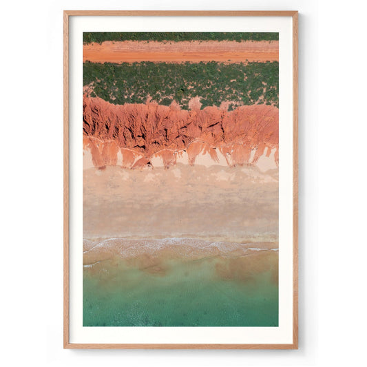 James Price Point Aerial #4 - Framed Print