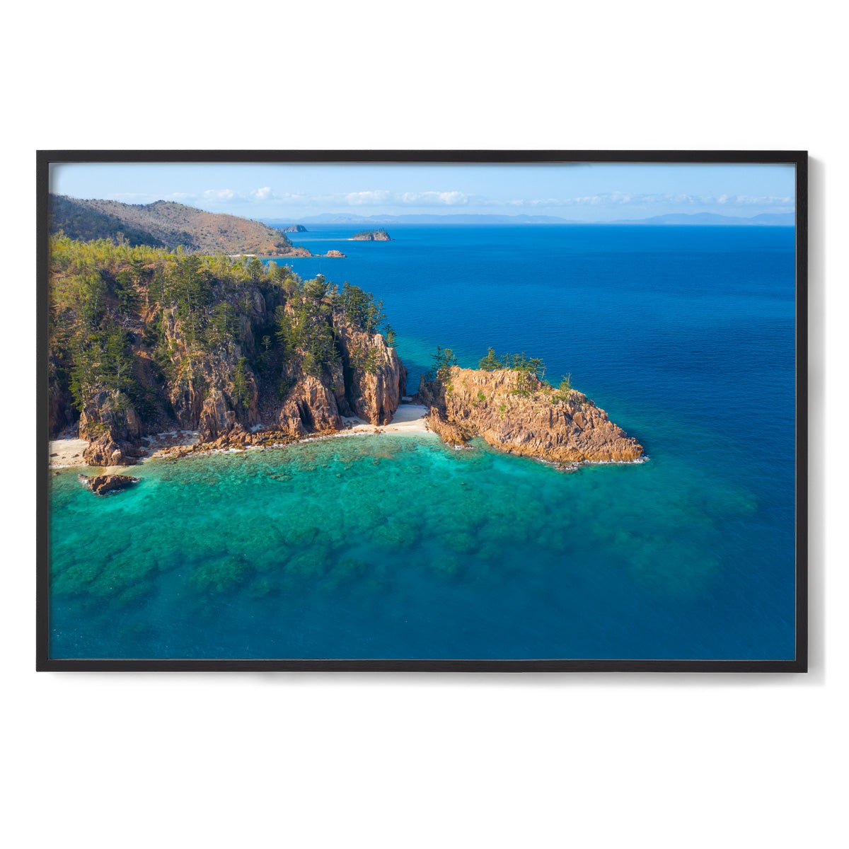 Dolphin Point View - Framed Print