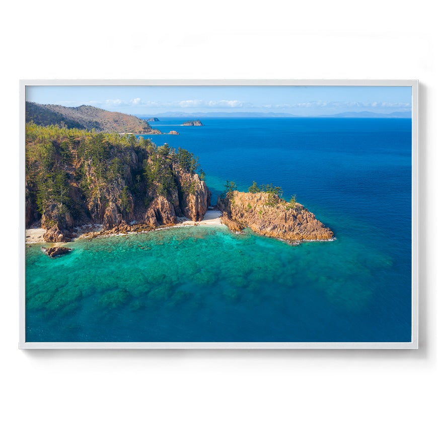 Dolphin Point View - Framed Print