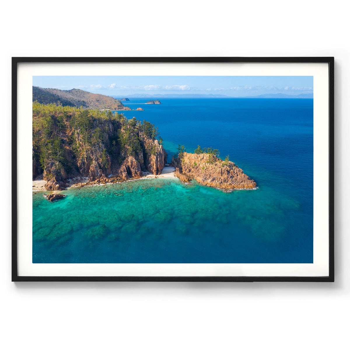 Dolphin Point View - Framed Print