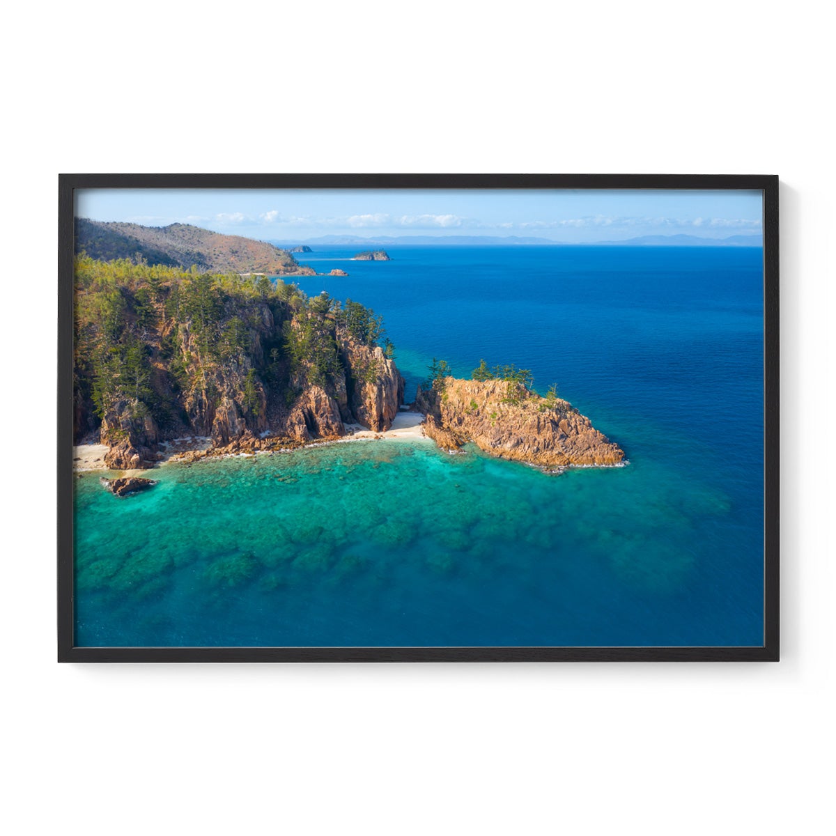 Dolphin Point View - Framed Print