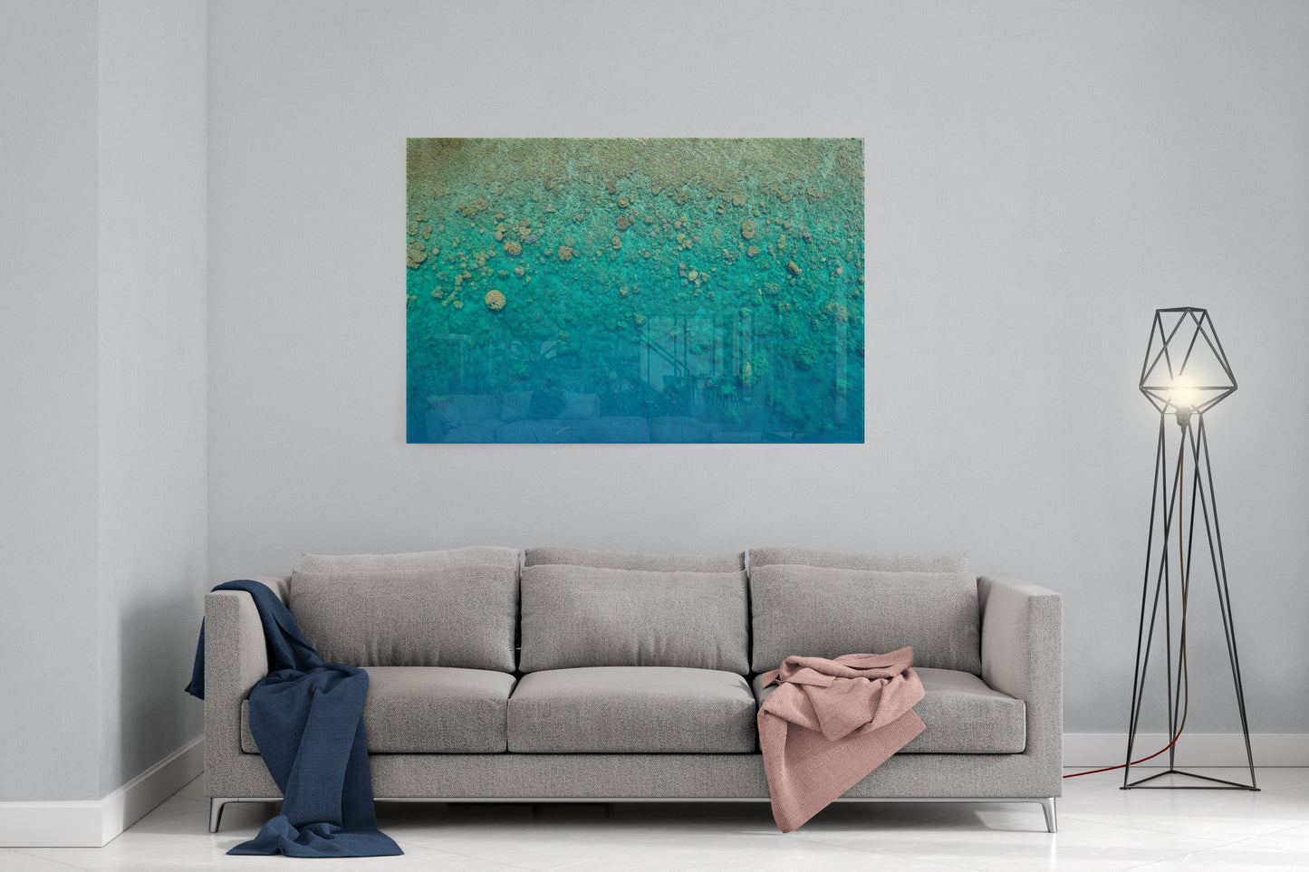 Blue Pearl Bay Coral - Acrylic Print