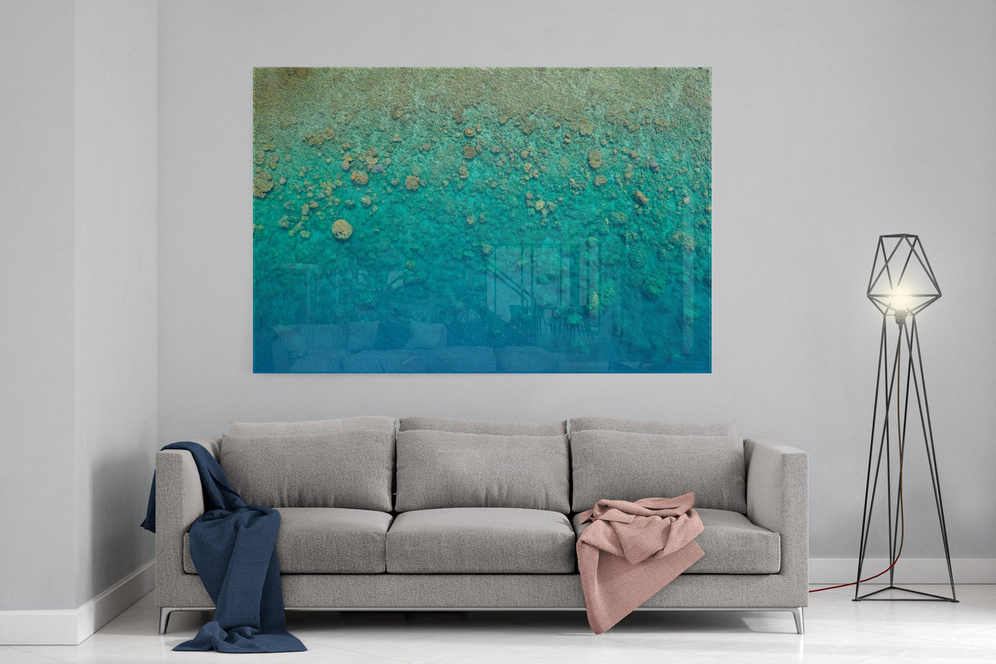 Blue Pearl Bay Coral - Acrylic Print