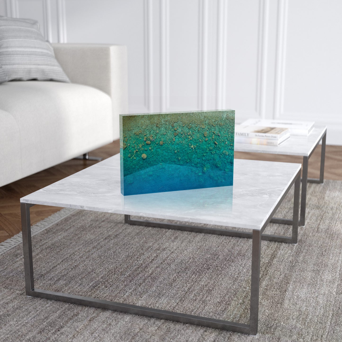 Blue Pearl Bay Coral - Acrylic ICE Block