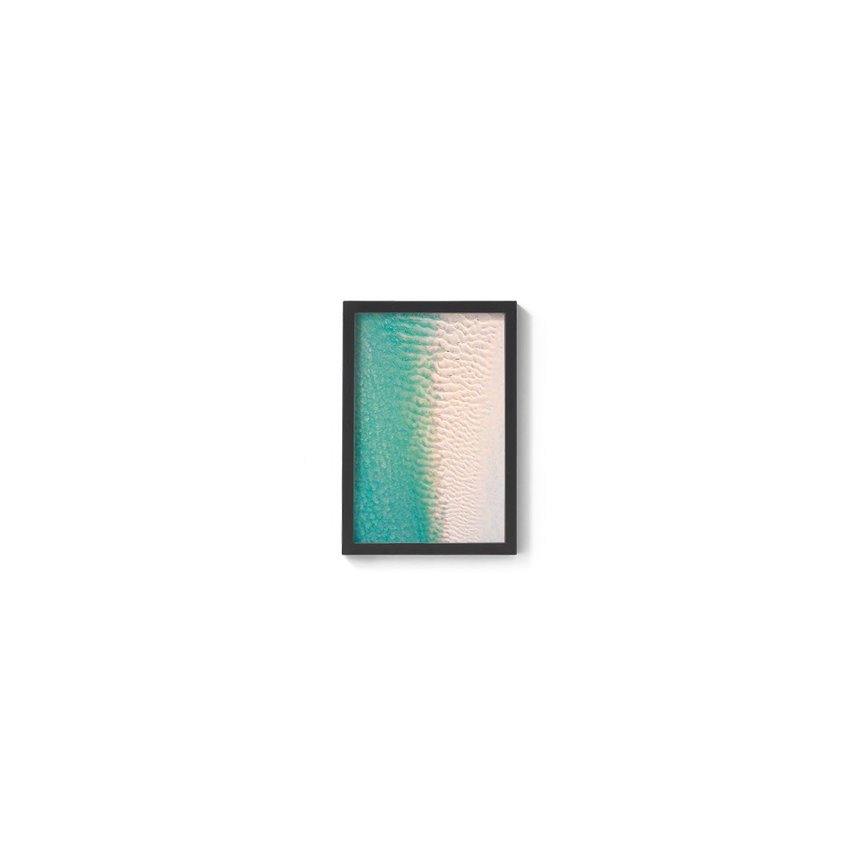 Willie Creek Sandbar Abstract #2 - Framed Print