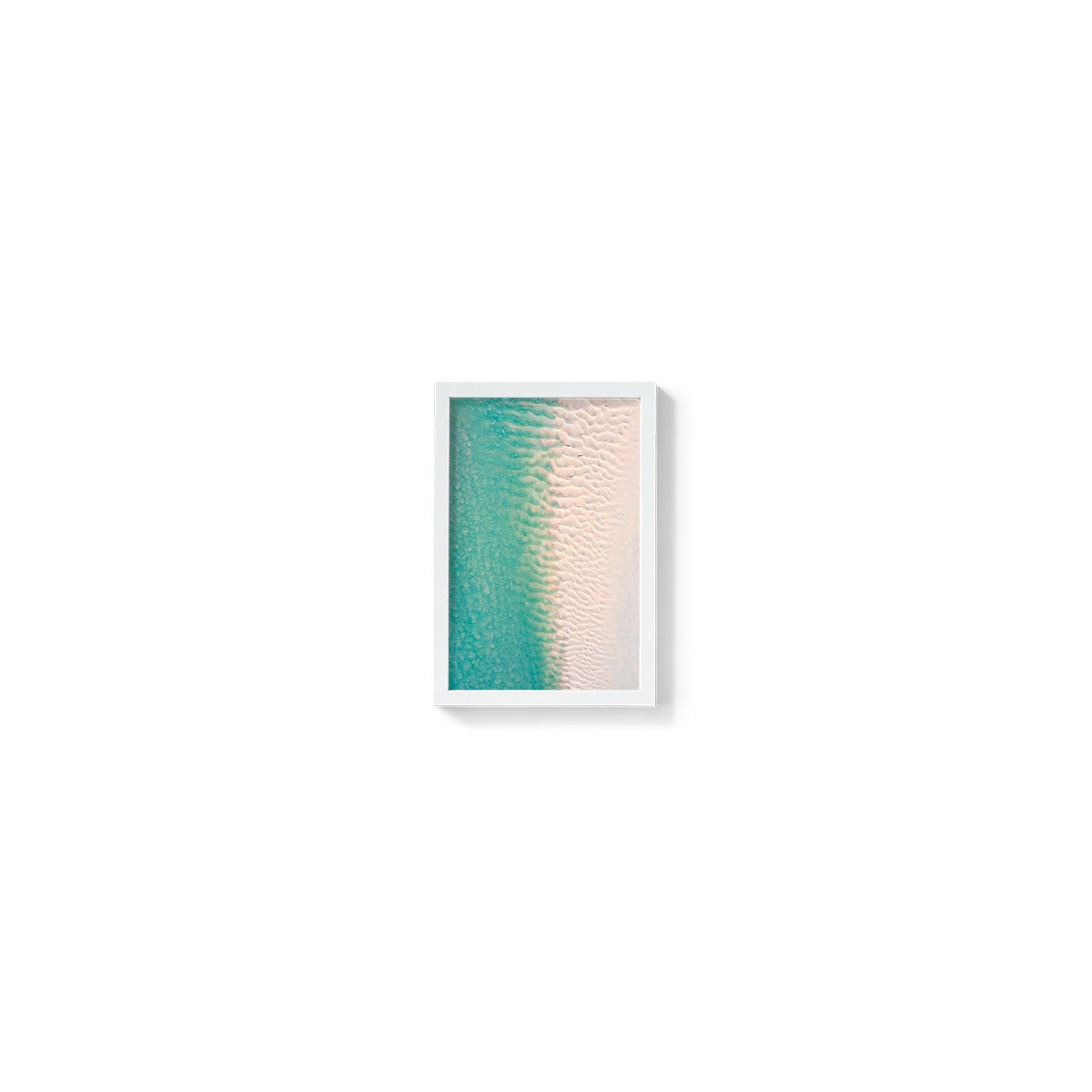 Willie Creek Sandbar Abstract #2 - Framed Print