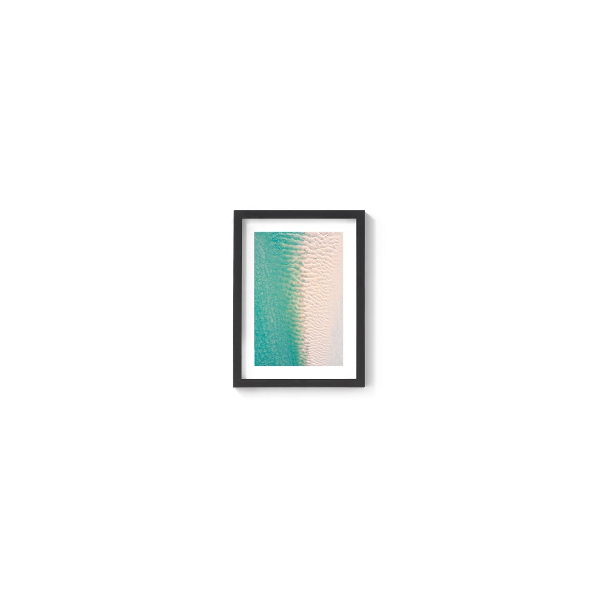 Willie Creek Sandbar Abstract #2 - Framed Print