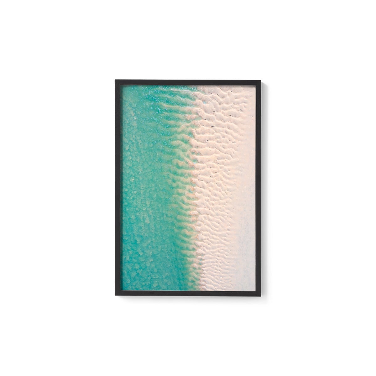 Willie Creek Sandbar Abstract #2 - Framed Print