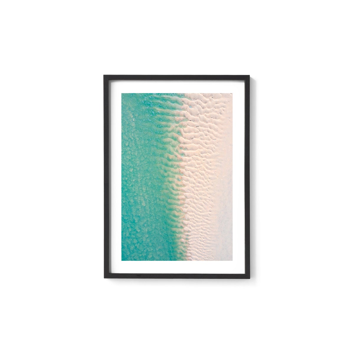 Willie Creek Sandbar Abstract #2 - Framed Print