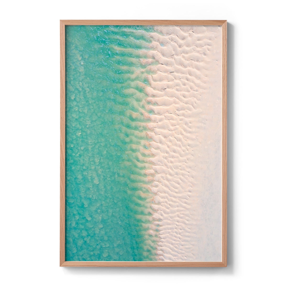 Willie Creek Sandbar Abstract #2 - Framed Print