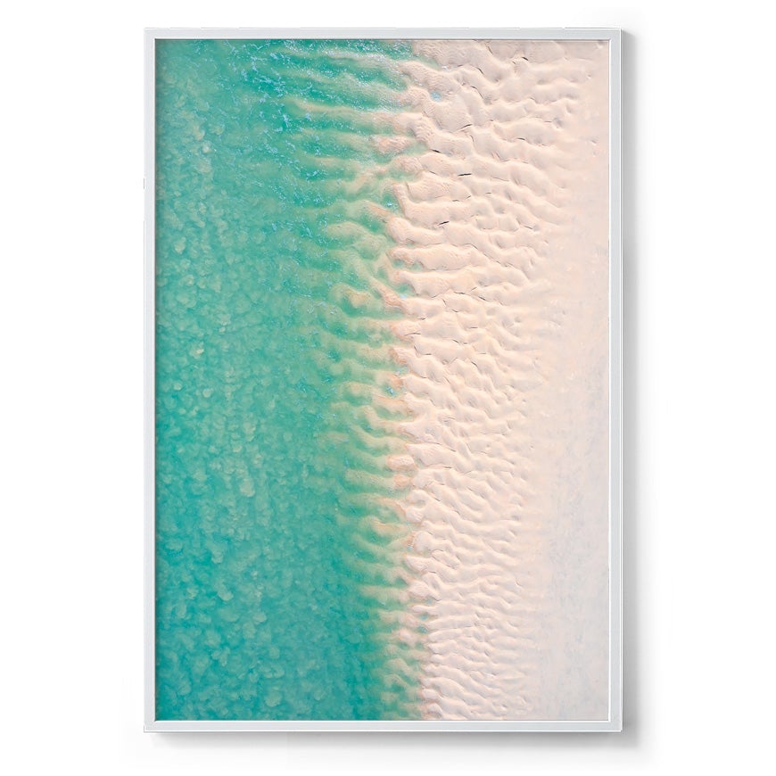 Willie Creek Sandbar Abstract #2 - Framed Print