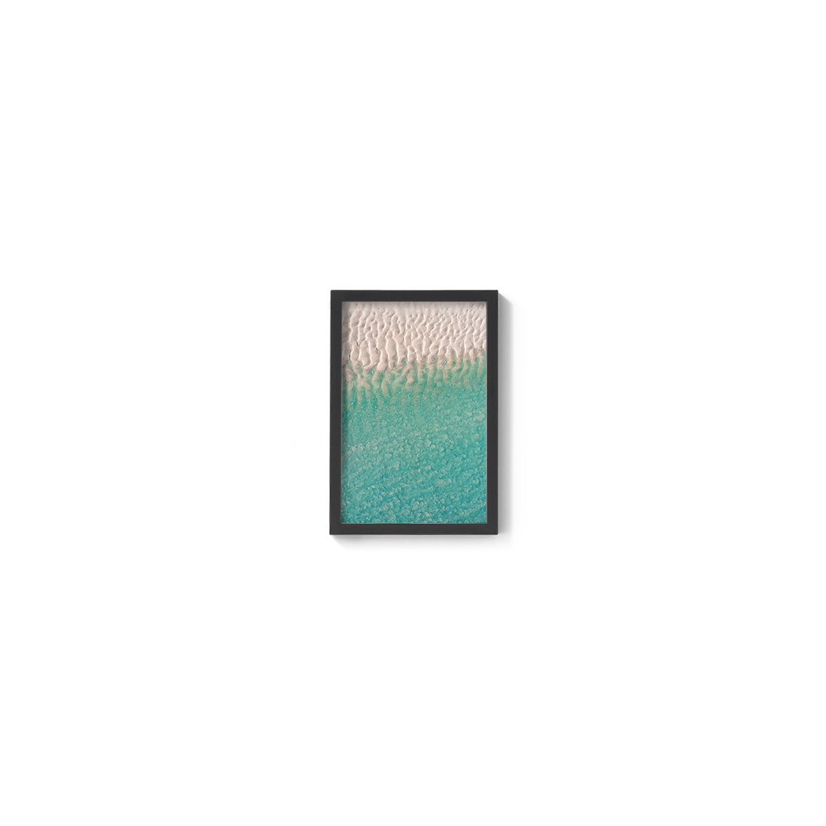 Willie Creek Sandbar Abstract #3 - Framed Print