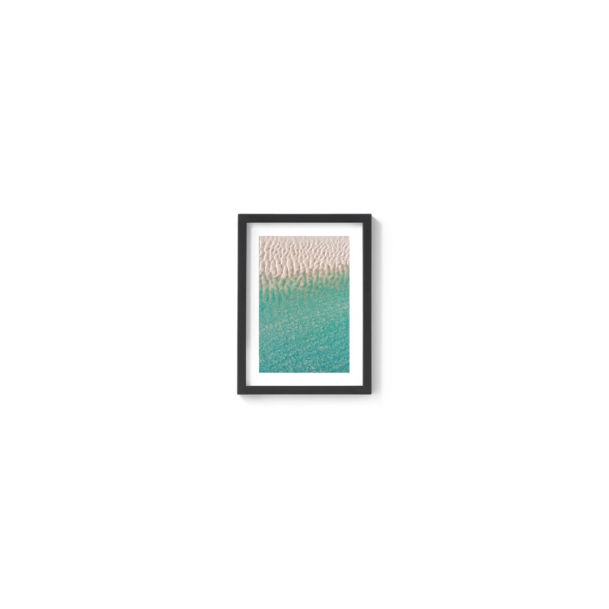 Willie Creek Sandbar Abstract #3 - Framed Print