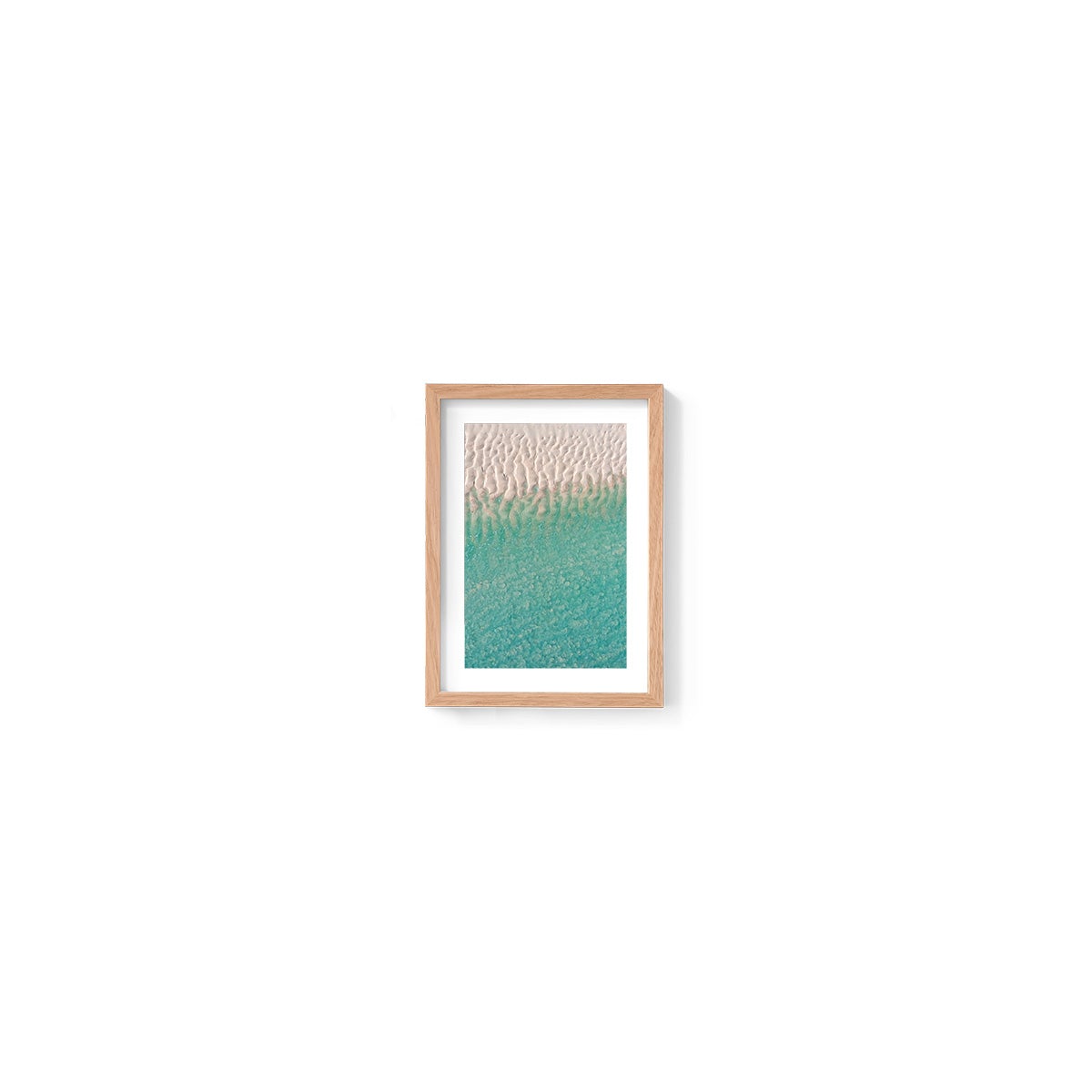 Willie Creek Sandbar Abstract #3 - Framed Print