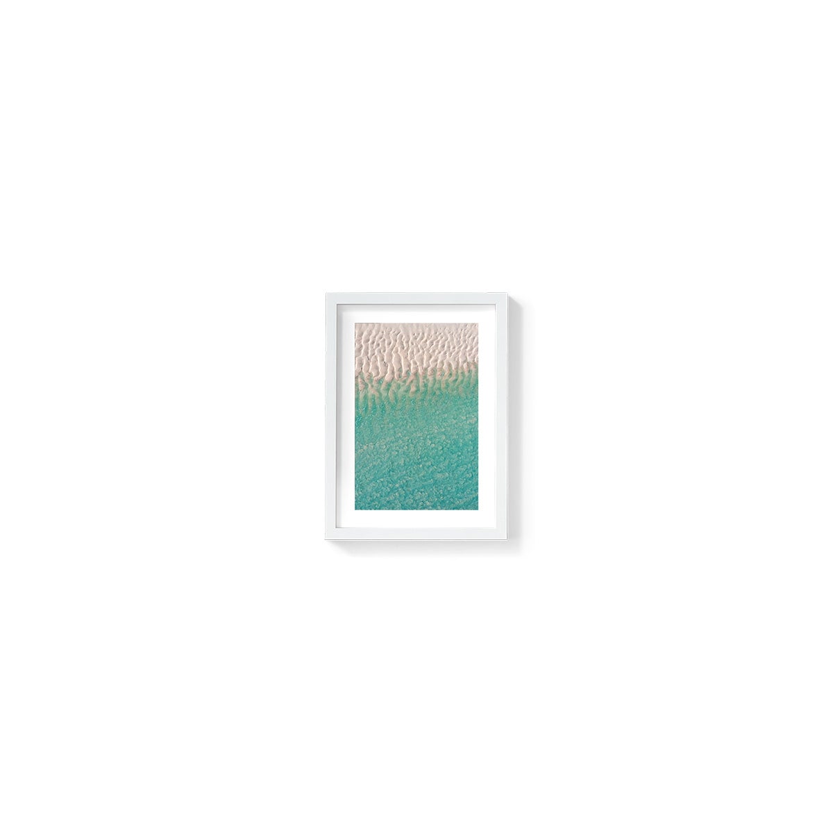 Willie Creek Sandbar Abstract #3 - Framed Print