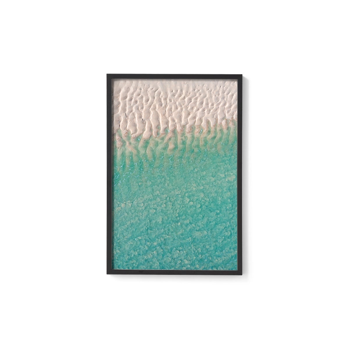 Willie Creek Sandbar Abstract #3 - Framed Print