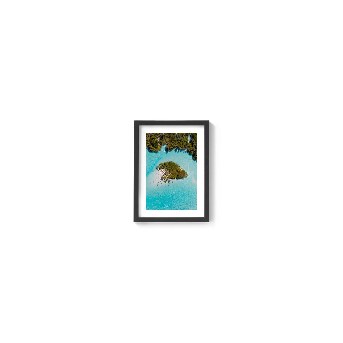 Willie Creek Tidal Abstract #2 - Framed Print