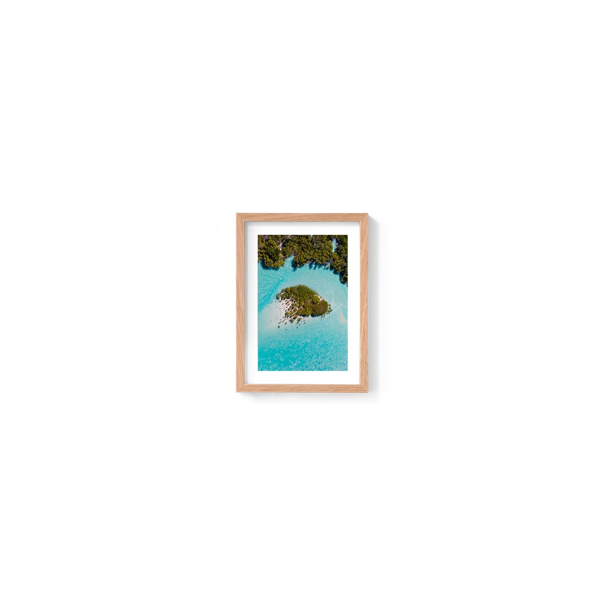 Willie Creek Tidal Abstract #2 - Framed Print