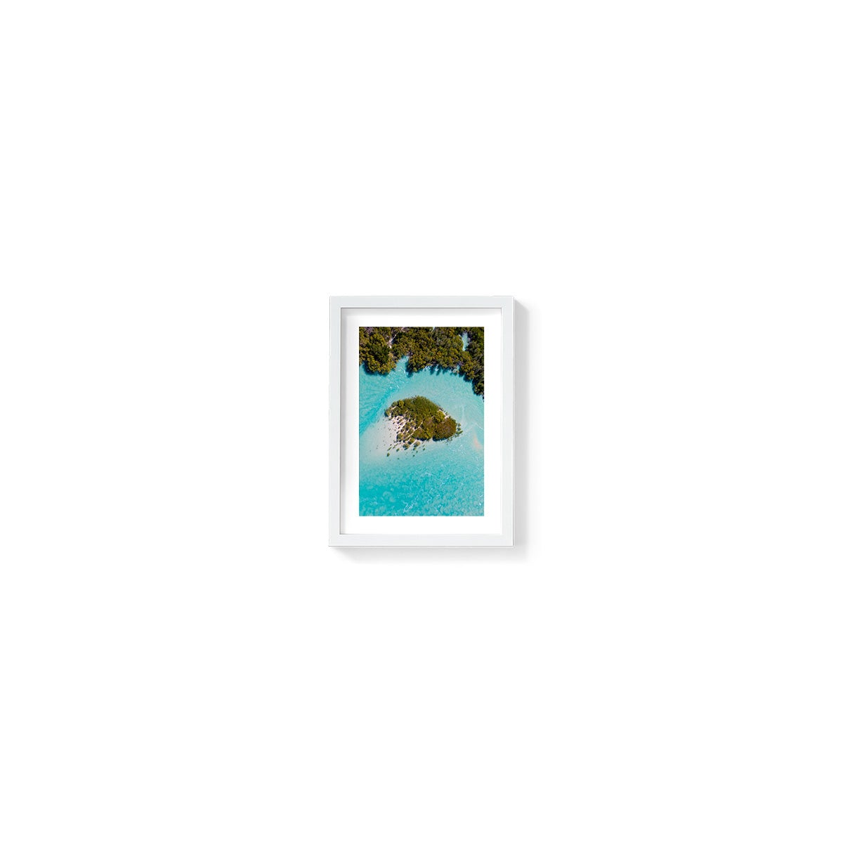 Willie Creek Tidal Abstract #2 - Framed Print