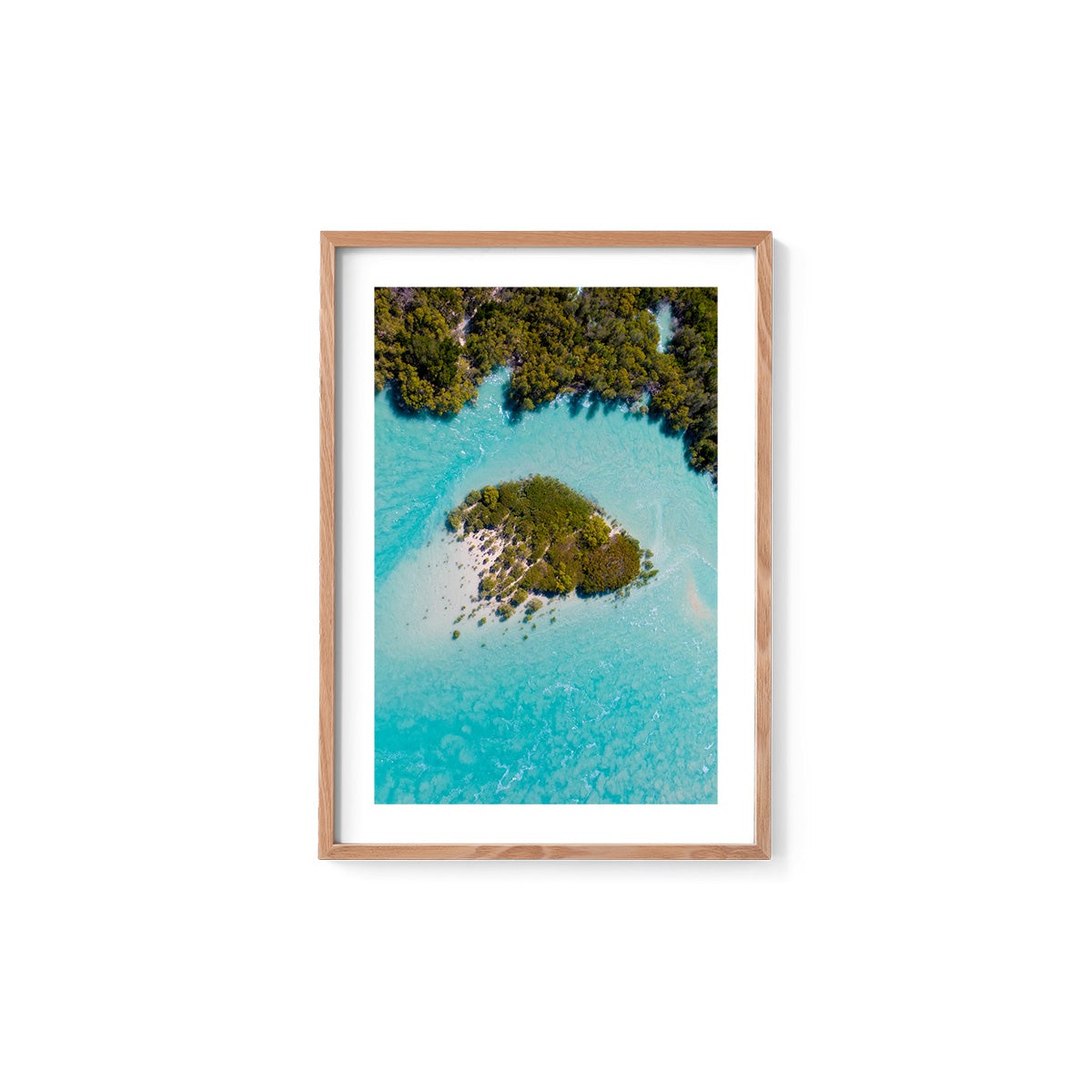 Willie Creek Tidal Abstract #2 - Framed Print