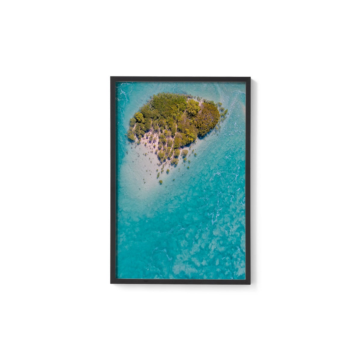 Willie Creek Tidal Abstract #3 - Framed Print