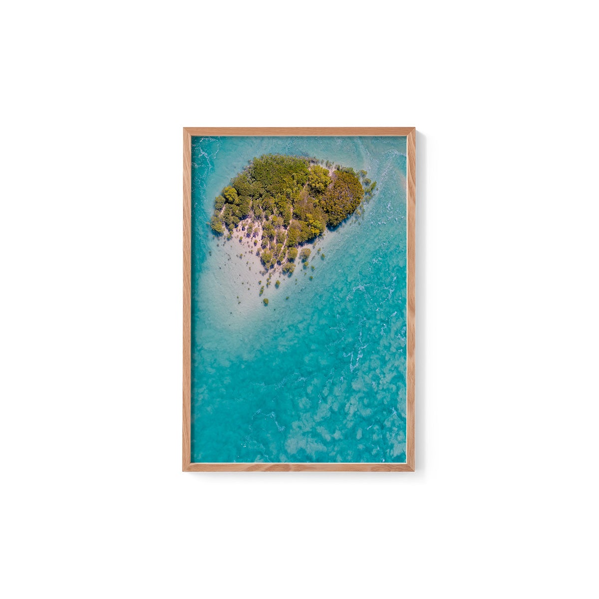 Willie Creek Tidal Abstract #3 - Framed Print