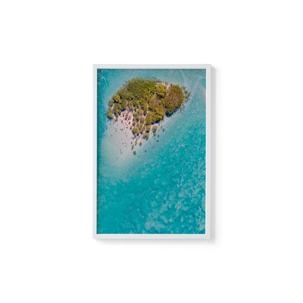 Willie Creek Tidal Abstract #3 - Framed Print