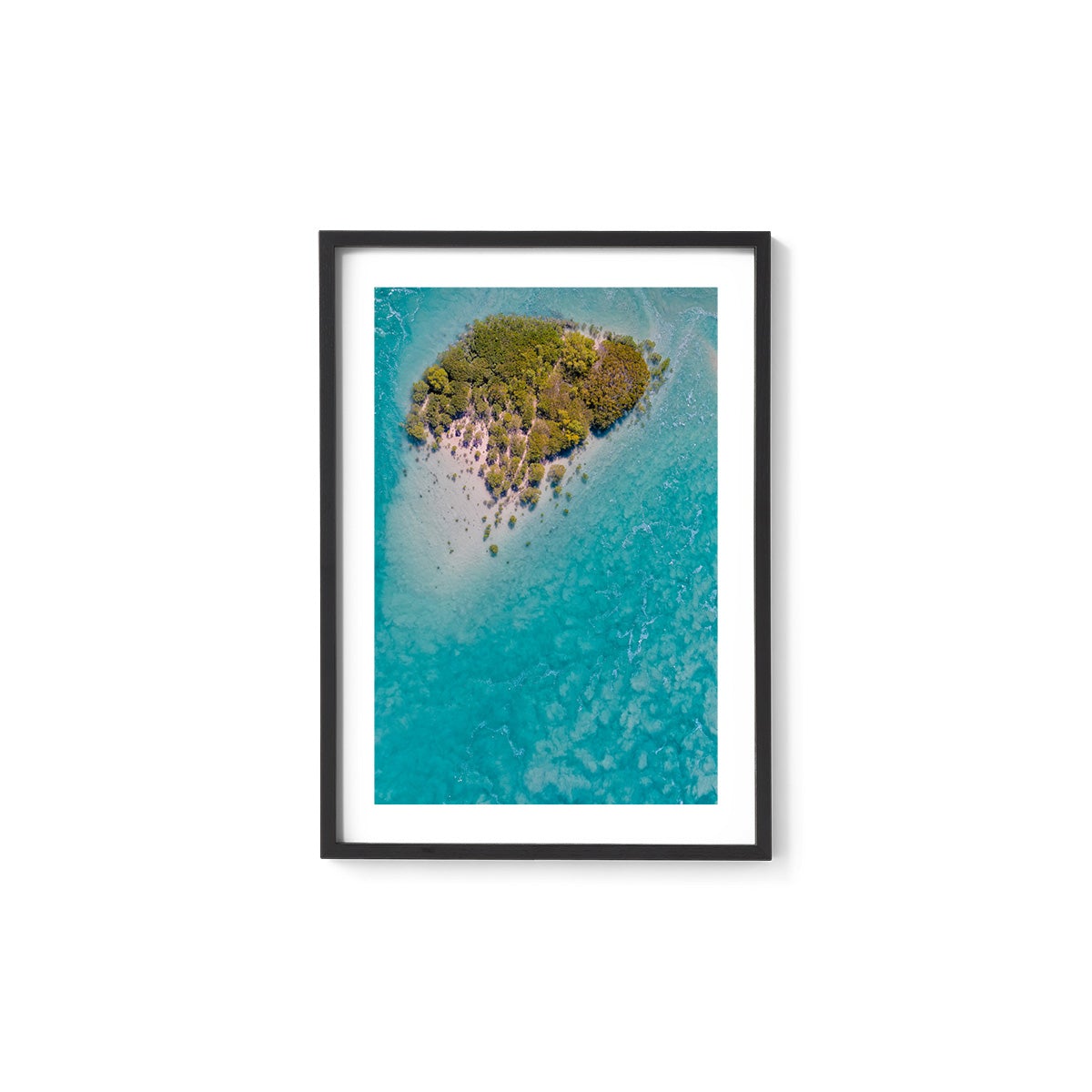 Willie Creek Tidal Abstract #3 - Framed Print