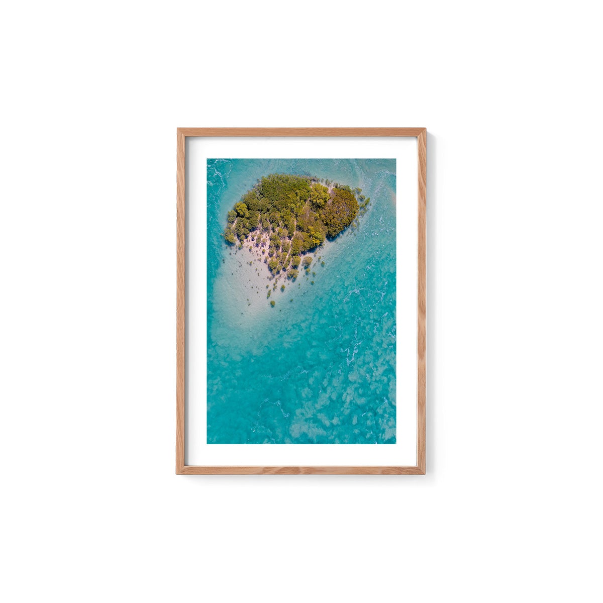 Willie Creek Tidal Abstract #3 - Framed Print