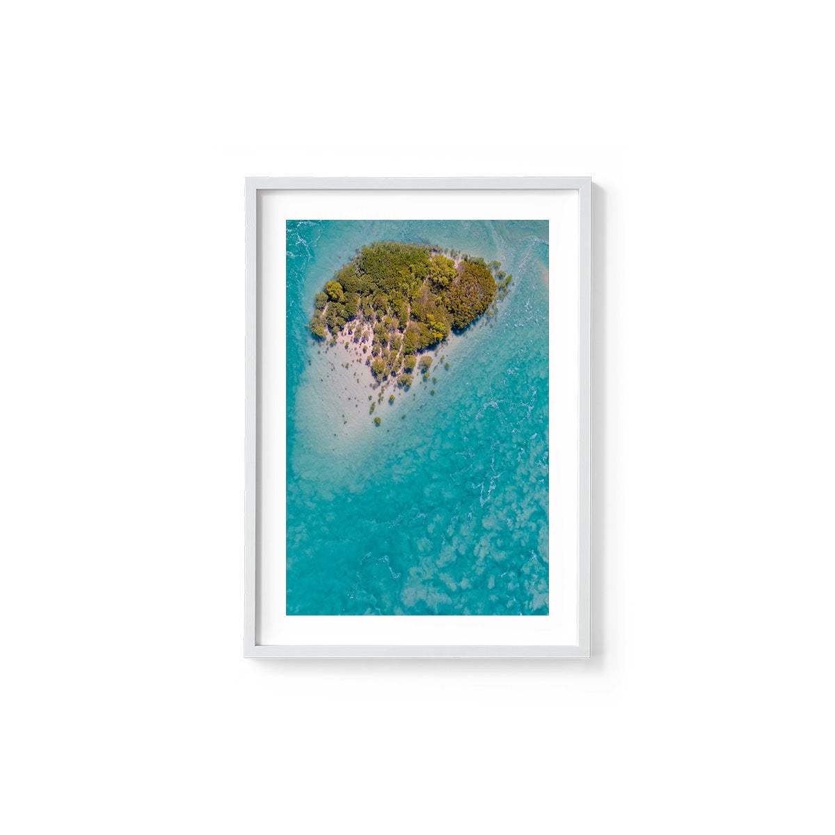 Willie Creek Tidal Abstract #3 - Framed Print