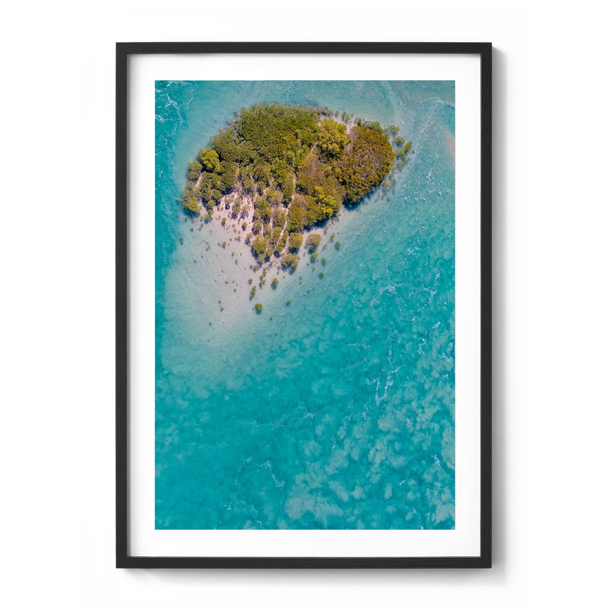 Willie Creek Tidal Abstract #3 - Framed Print