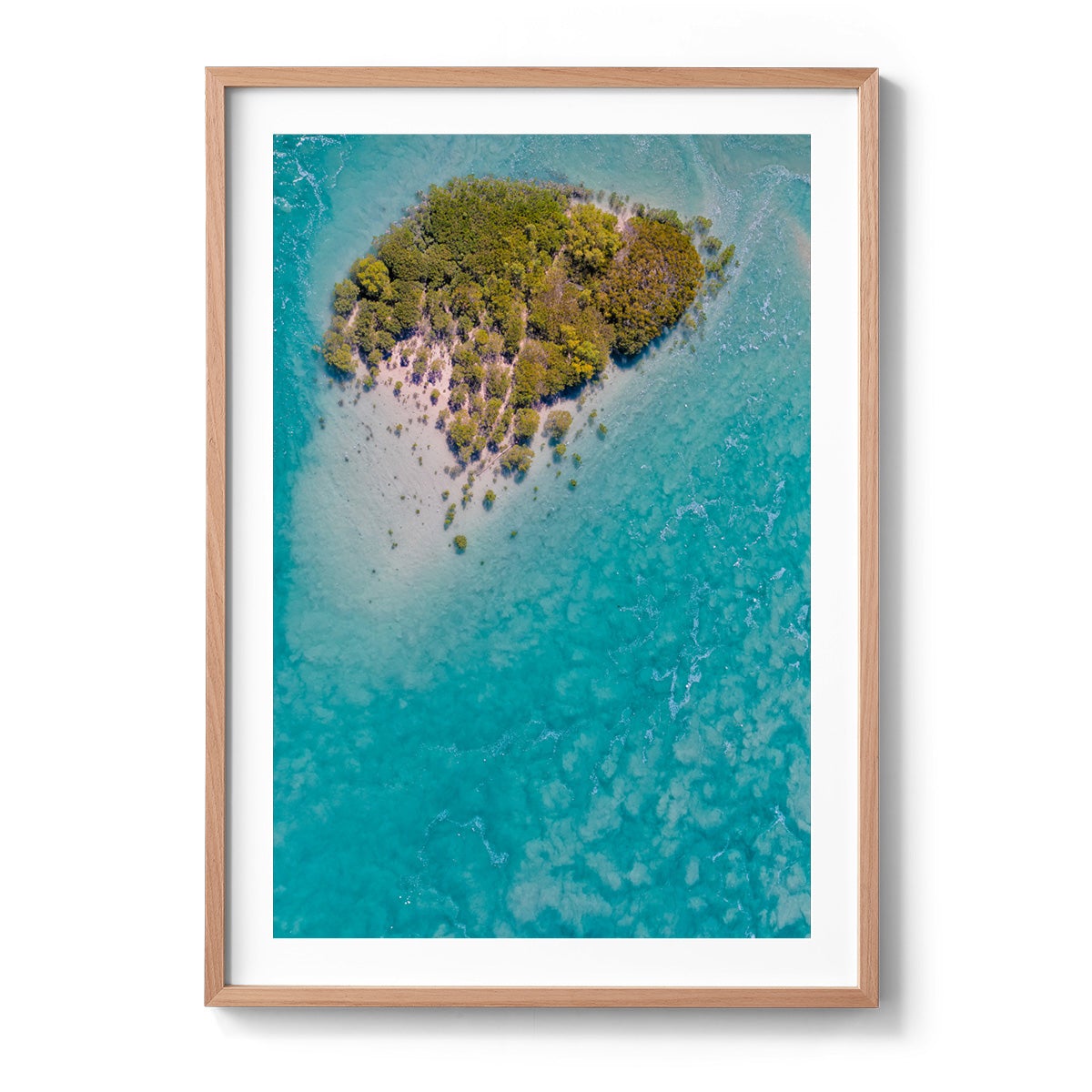 Willie Creek Tidal Abstract #3 - Framed Print