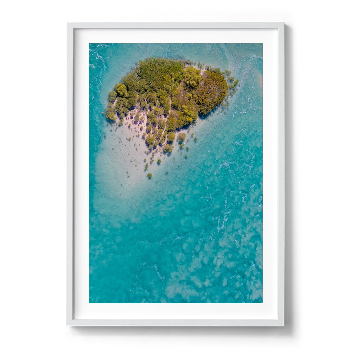 Willie Creek Tidal Abstract #3 - Framed Print