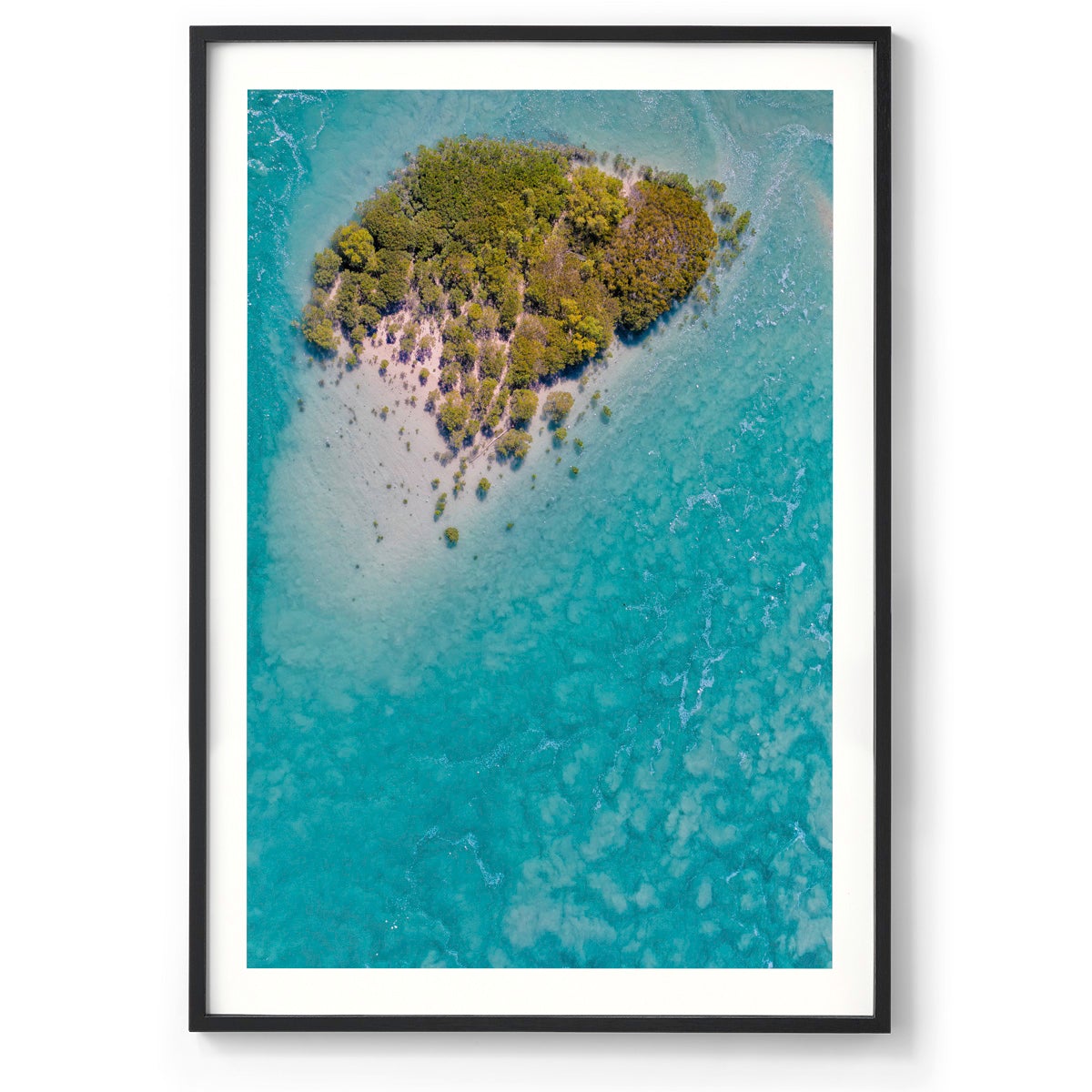 Willie Creek Tidal Abstract #3 - Framed Print