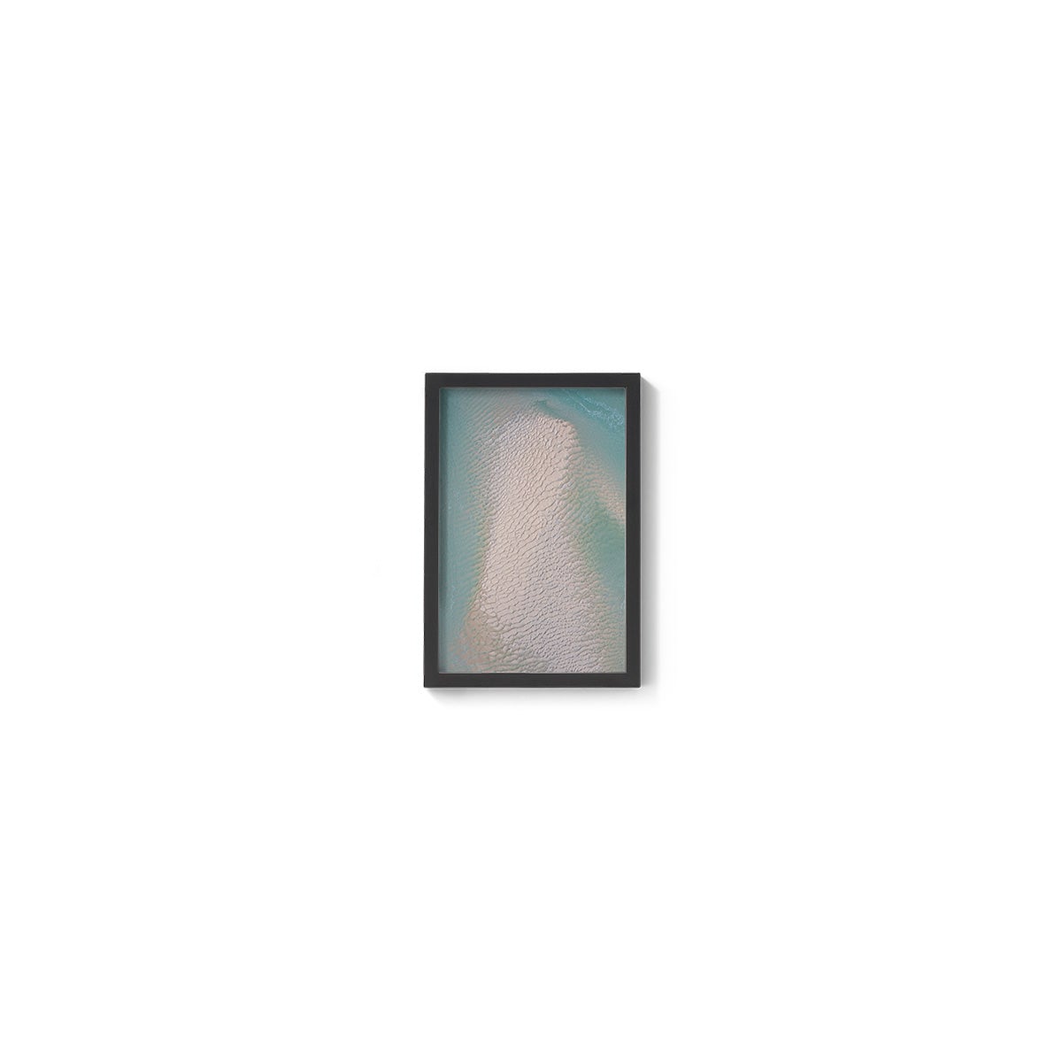 Willie Creek Sandbar Abstract #4 - Framed Print