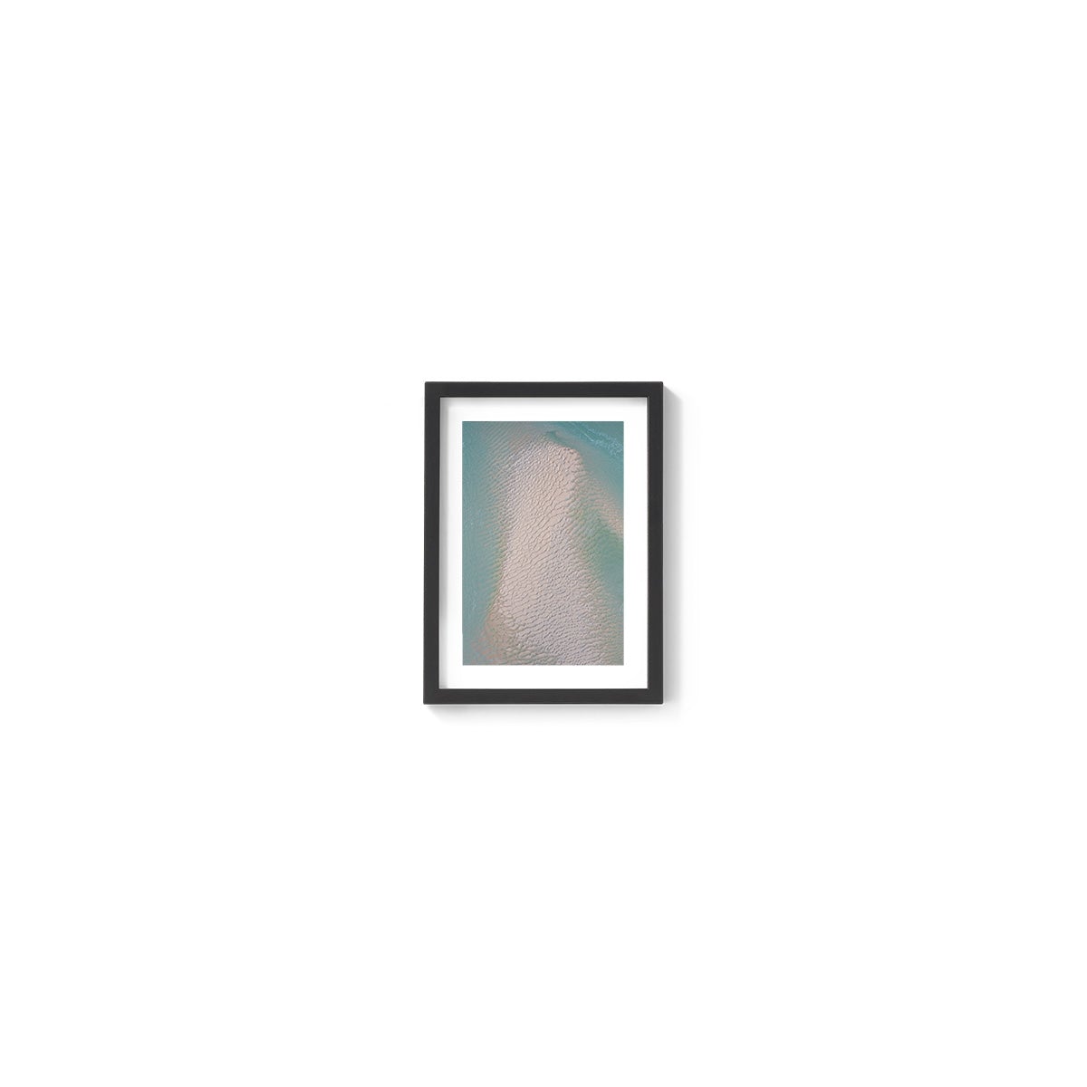 Willie Creek Sandbar Abstract #4 - Framed Print