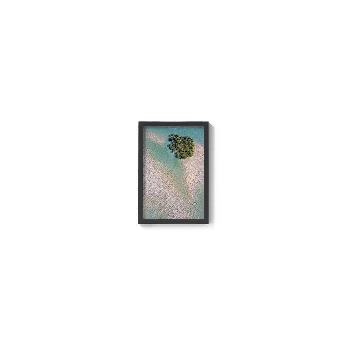 Willie Creek Sandbar Abstract #5 - Framed Print