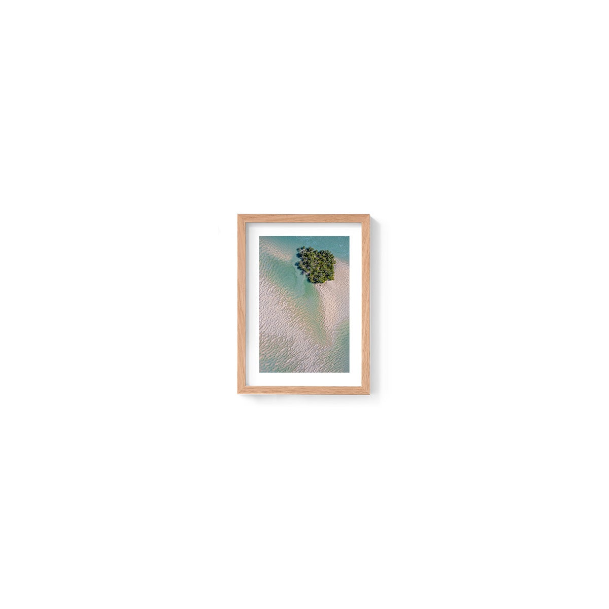 Willie Creek Sandbar Abstract #5 - Framed Print