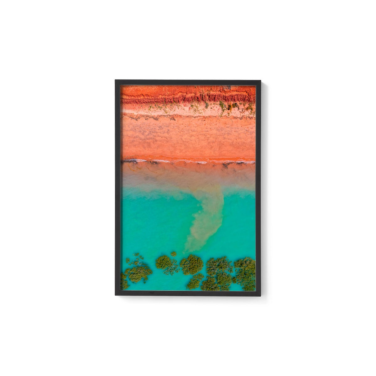 Receding Tide Roebuck Bay Broome - Framed Print