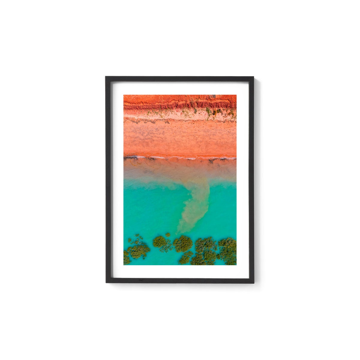 Receding Tide Roebuck Bay Broome - Framed Print