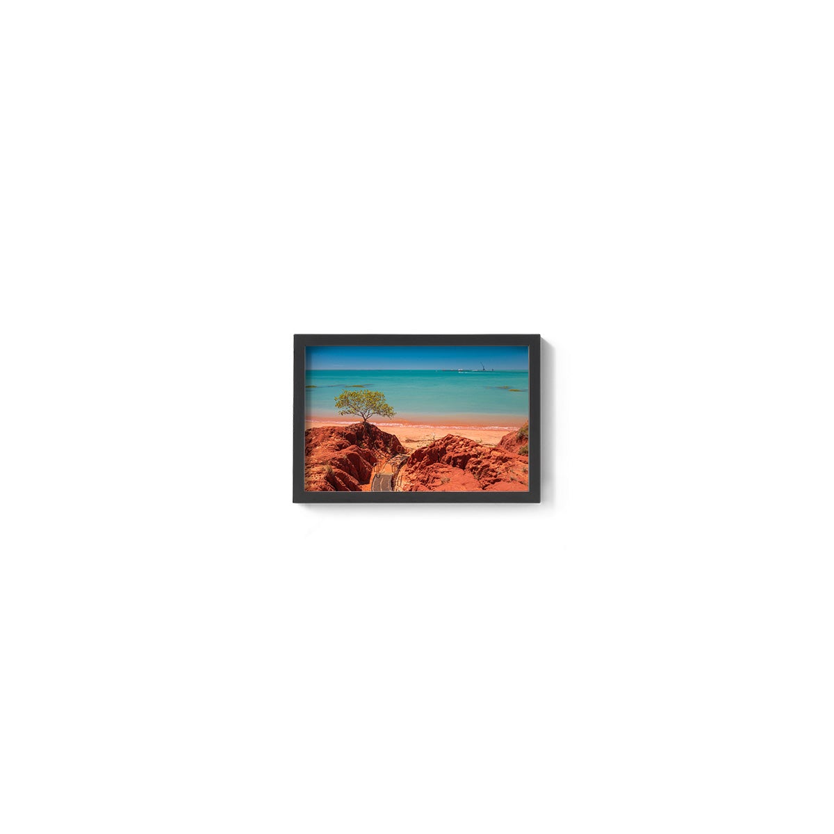 Staircase to Roebuck Bay Broome - Framed Print