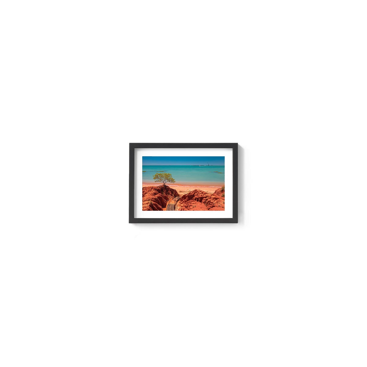 Staircase to Roebuck Bay Broome - Framed Print