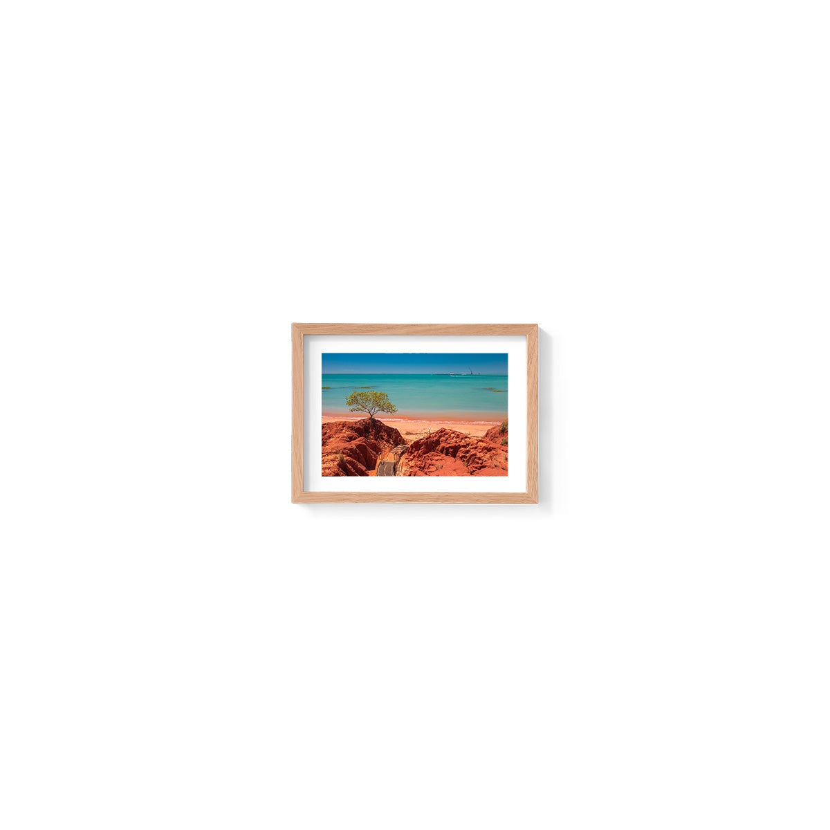 Staircase to Roebuck Bay Broome - Framed Print