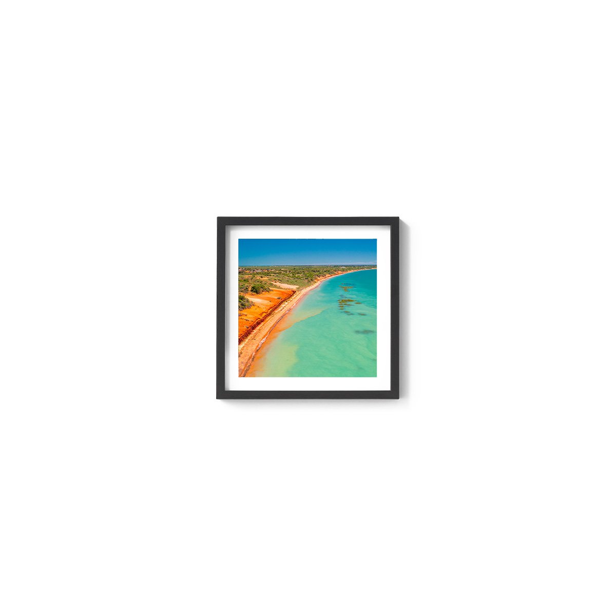 Roebuck Bay Broome - Square Framed Print