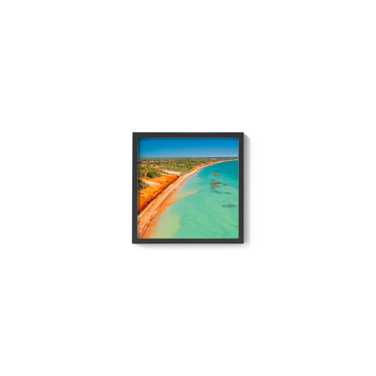 Roebuck Bay Broome - Square Framed Print