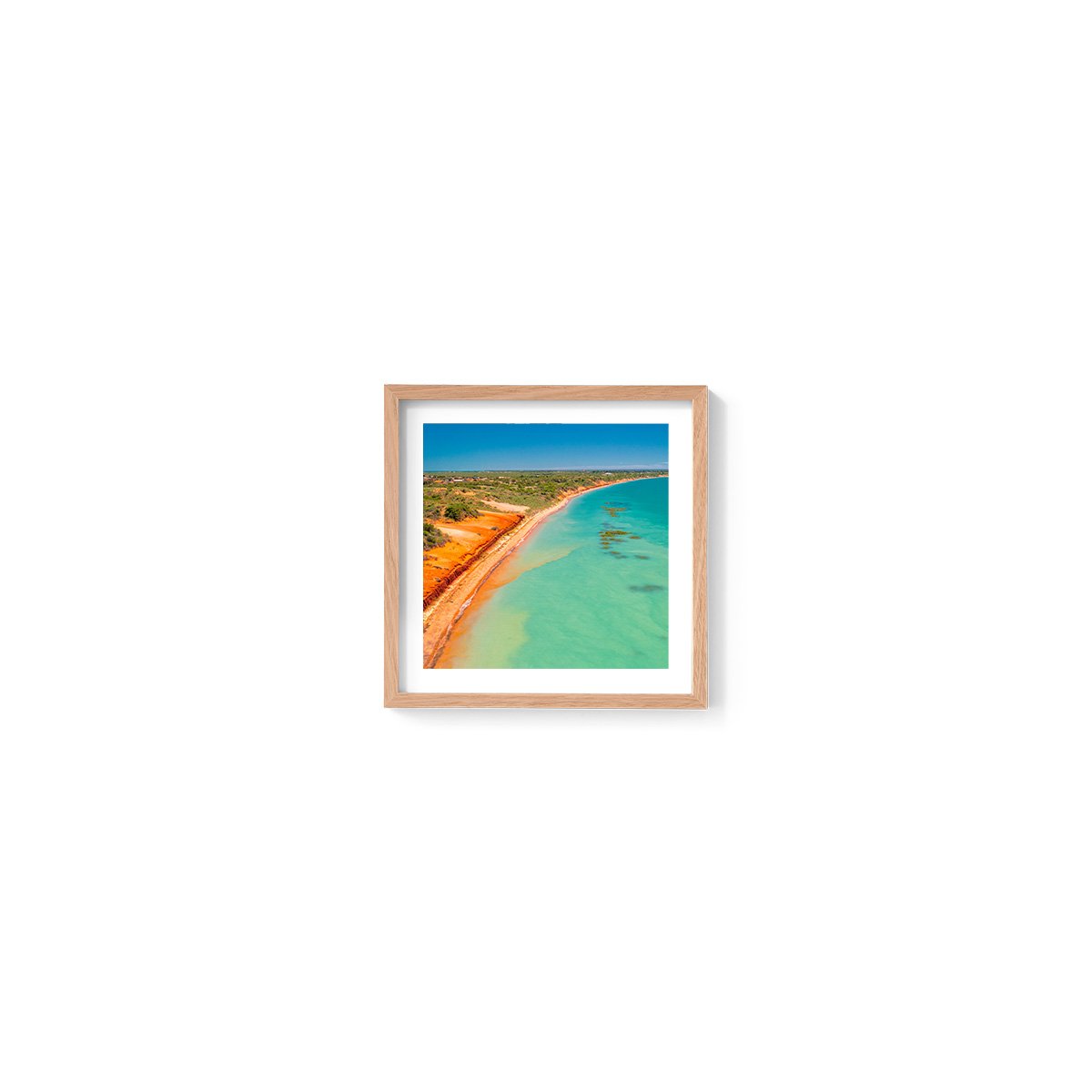 Roebuck Bay Broome - Square Framed Print