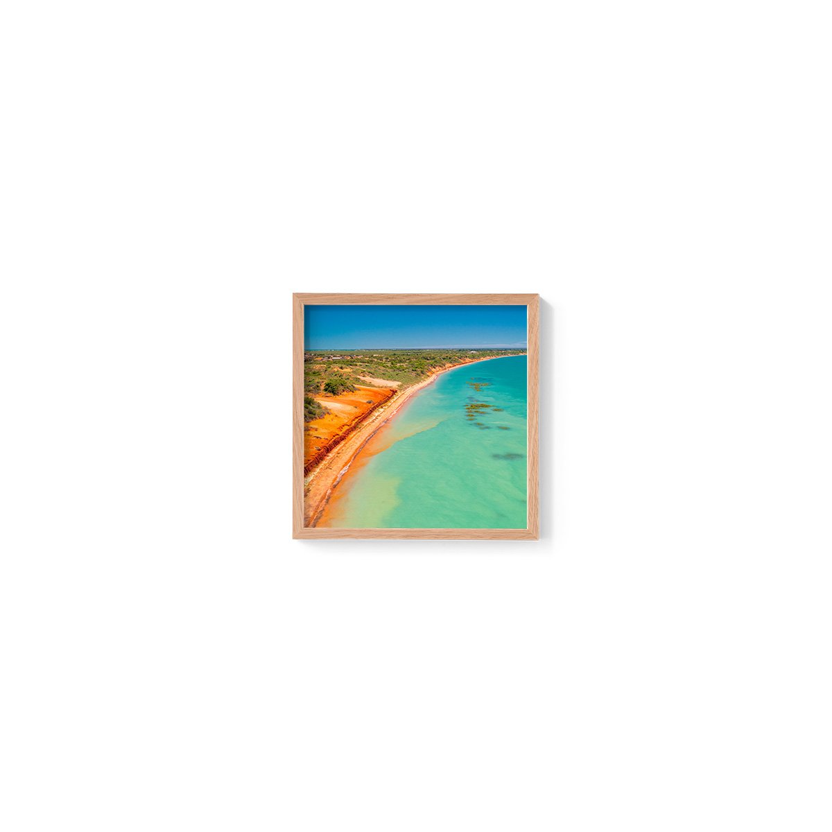 Roebuck Bay Broome - Square Framed Print