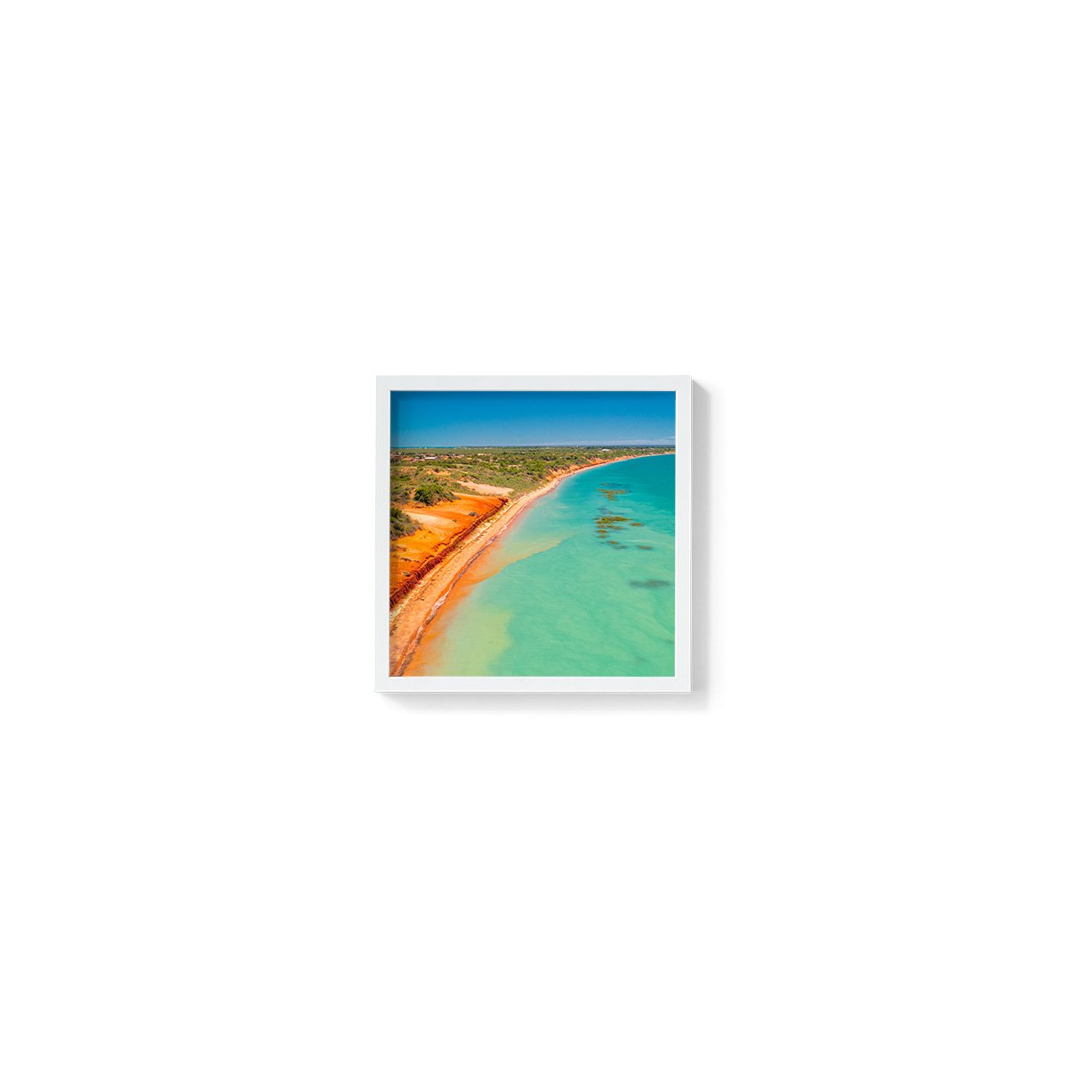 Roebuck Bay Broome - Square Framed Print