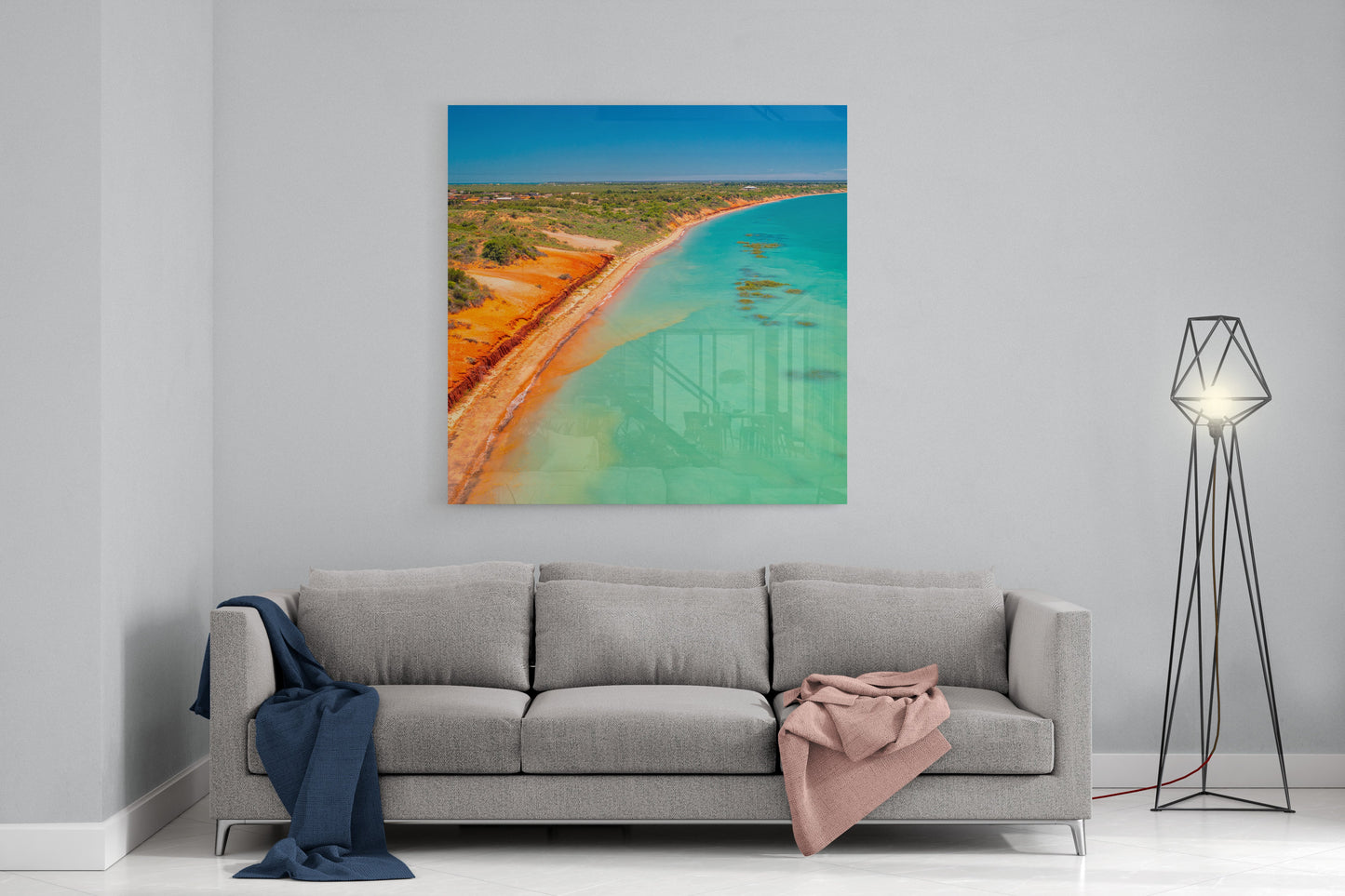 Roebuck Bay Broome - Square Acrylic Print